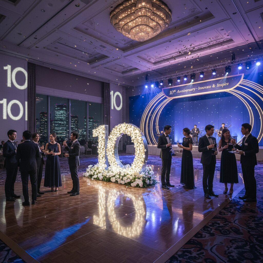 周年パーティの現場