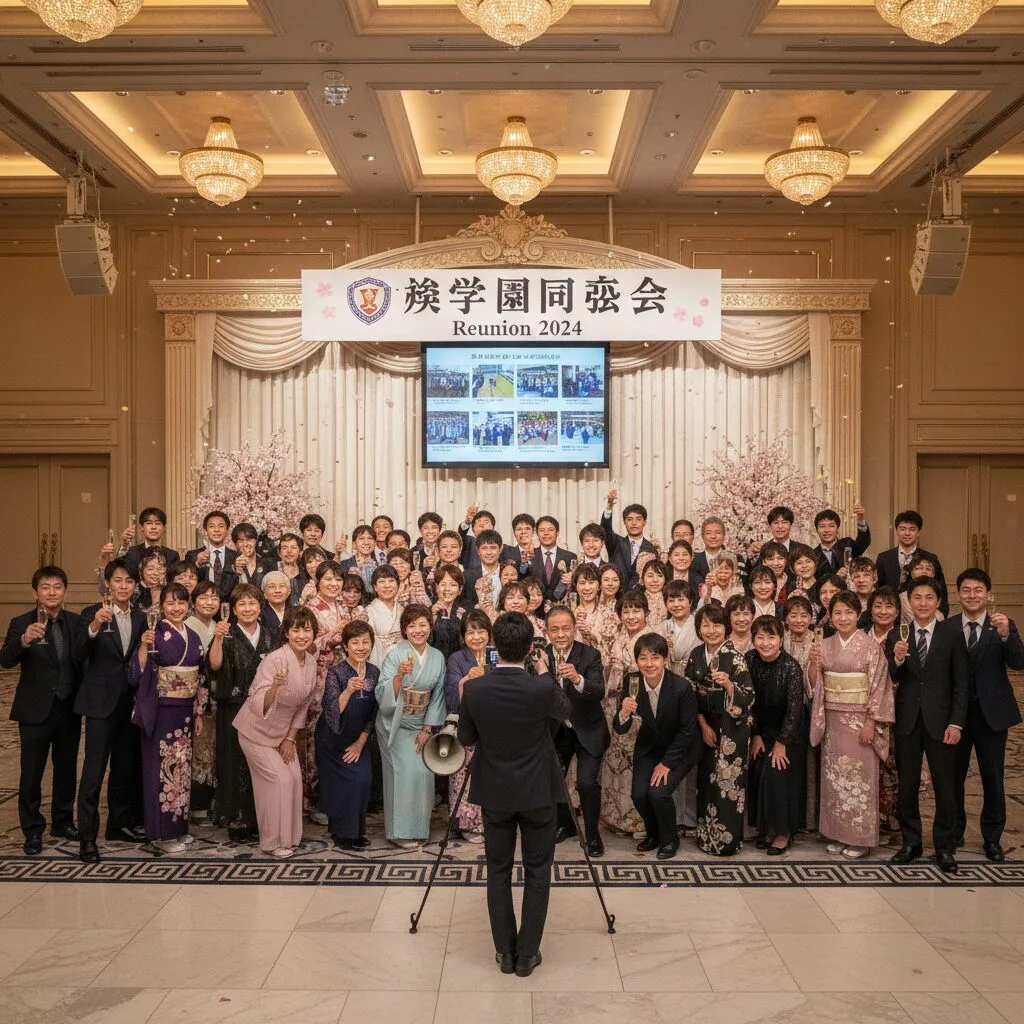 同窓会の現場
