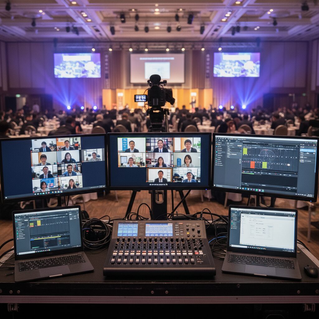 ハイブリッド配信