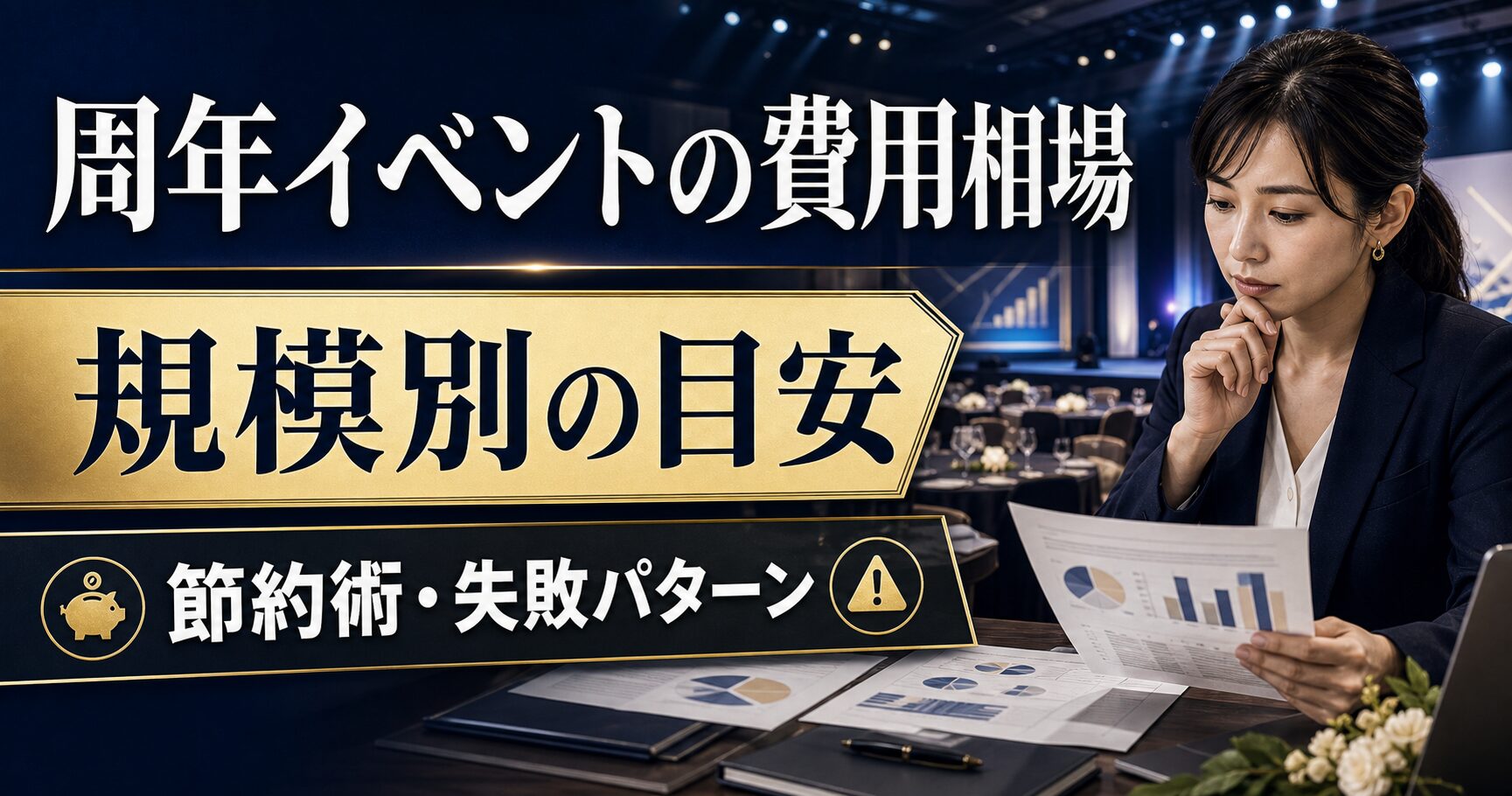 周年イベントの費用相場を徹底解説｜規模別の目安・節約術・失敗パターン