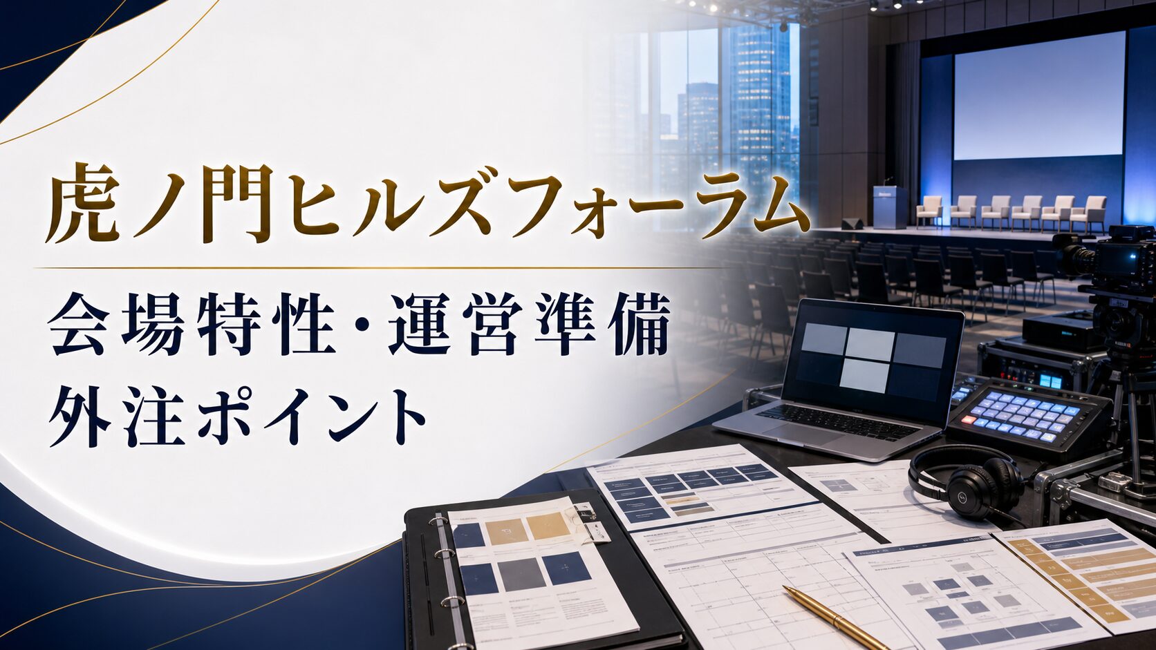 虎ノ門ヒルズフォーラムでイベント制作を依頼するなら?会場特性・運営準備・外注ポイント