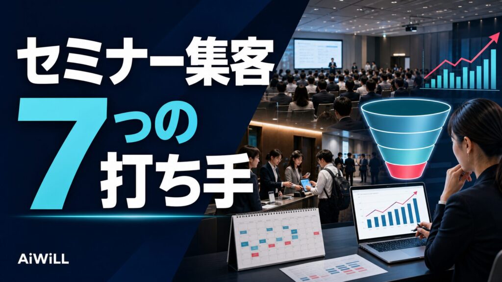 セミナー集客と7つの打ち手のアイキャッチ