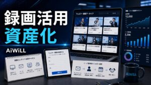 ウェビナー録画活用と資産化のアイキャッチ