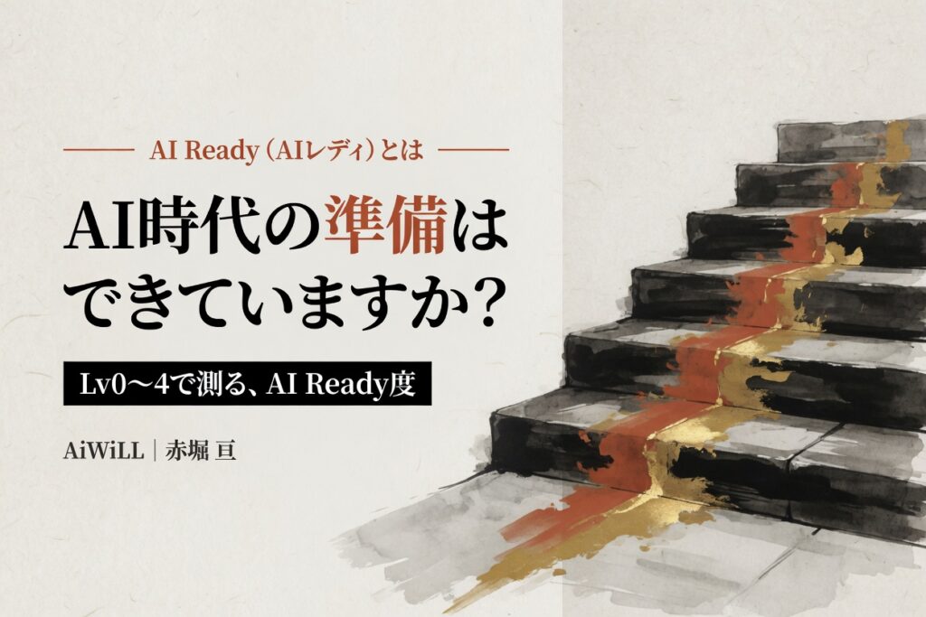 AI時代の準備はできていますか？ AI Ready度をLv0〜4で測る