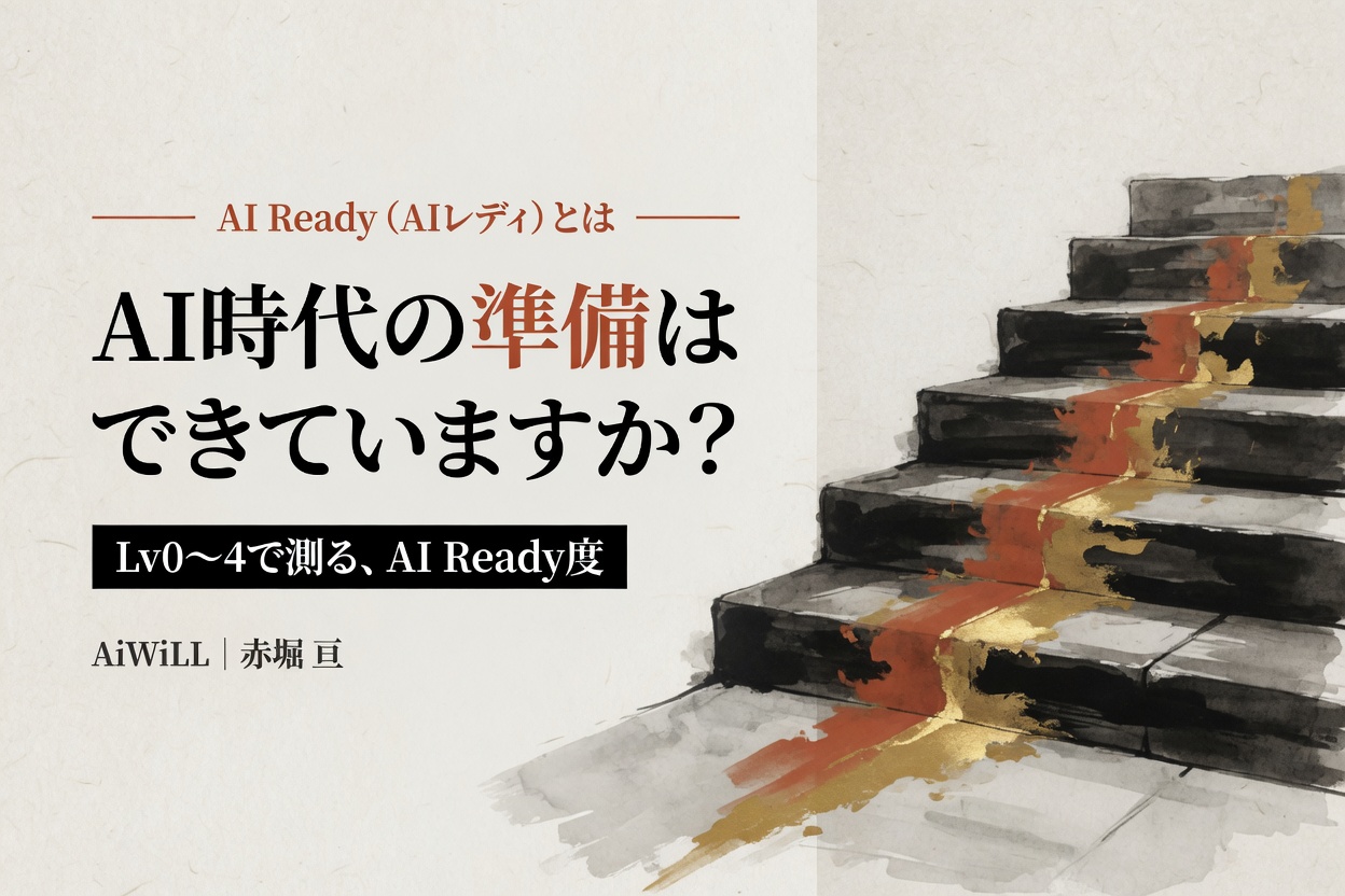 AI時代の準備はできていますか？ AI Ready度をLv0〜4で測る